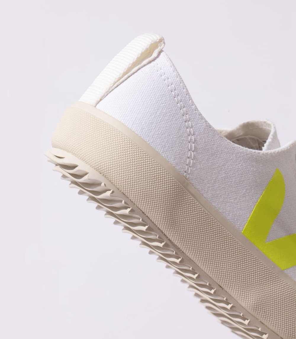 Veja Sneakers Herre Hvide - Nova Lærred - QXCDF5091